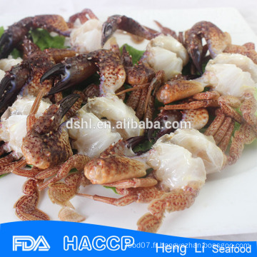 Crabe Frozen Cut avec certification HACCP